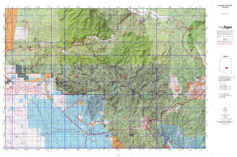 arizona unit 24 b topo map