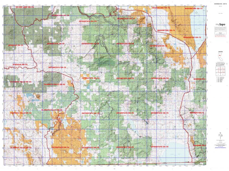 oregon unit 75 topo map