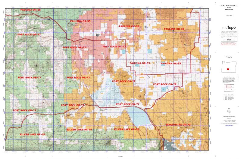 oregon unit 77 topo map