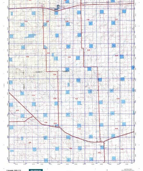 colorado unit 115 hunting map