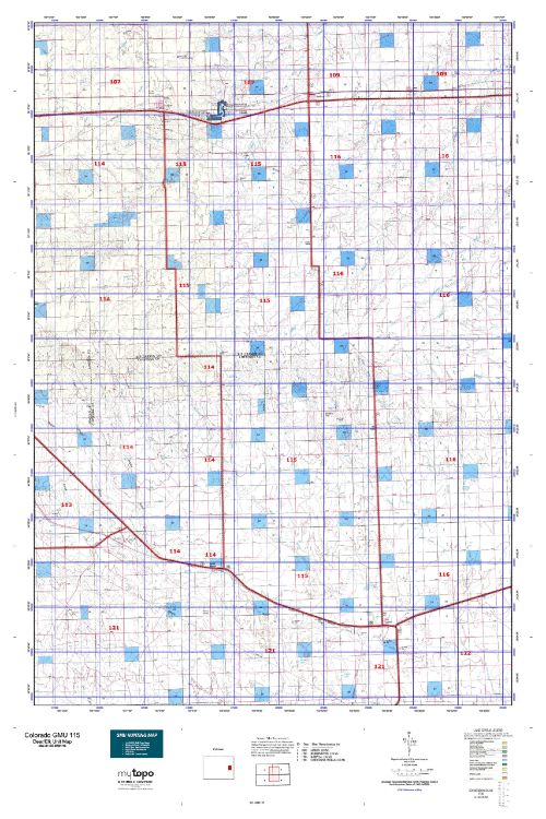 colorado unit 115 hunting map