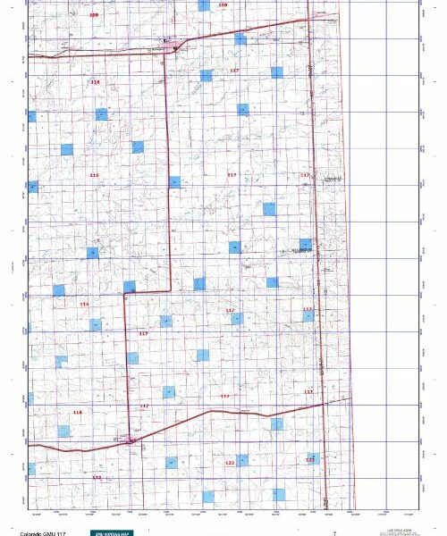 colorado unit 117 hunting map