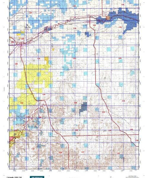 colorado unit 130 hunting map