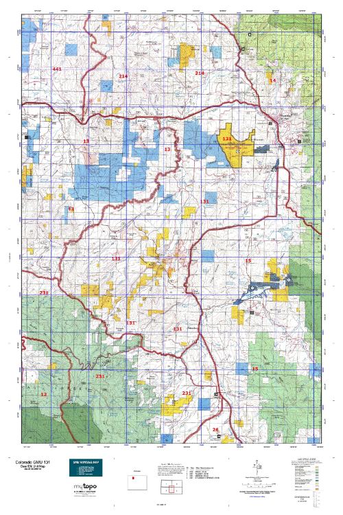 colorado unit 131 topo map