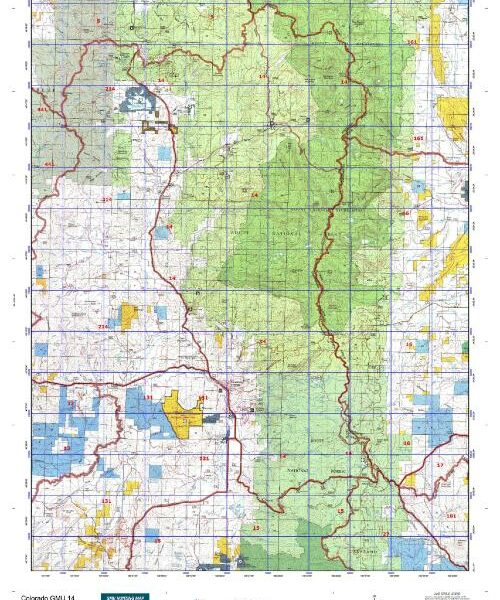 colorado unit 14 topo map