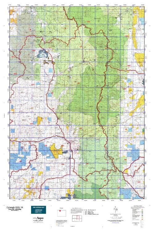 colorado unit 14 topo map