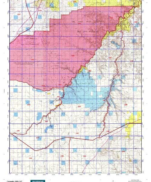 colorado unit 147 hunting map