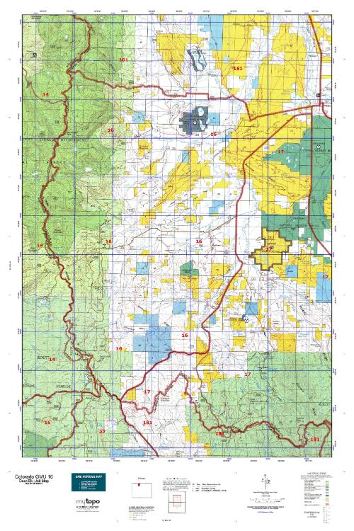 colorado unit 16 topo map