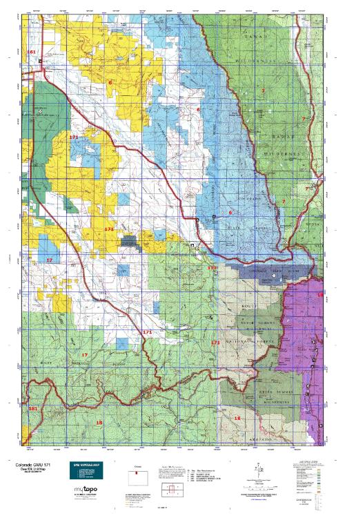 colorado unit 171 topo map