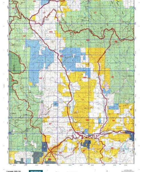 colorado unit 181 hunting map