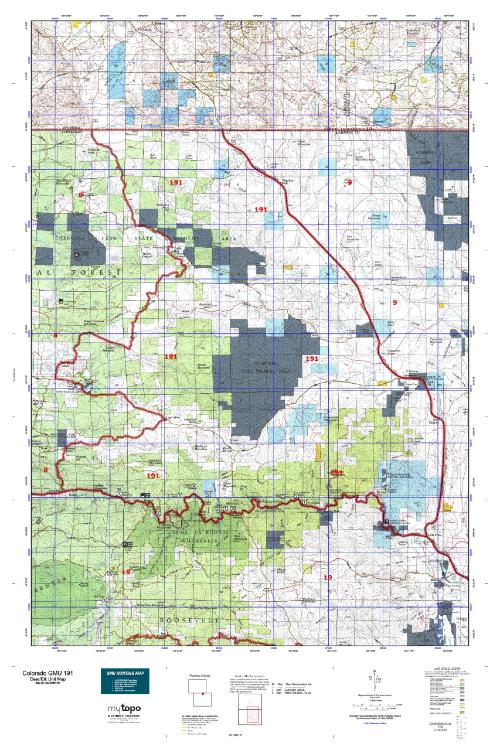 colorado unit 191 hunting map