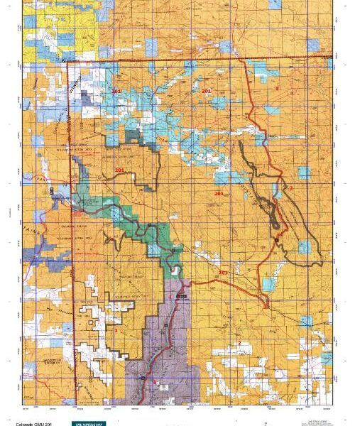 colorado unit 201 topo map