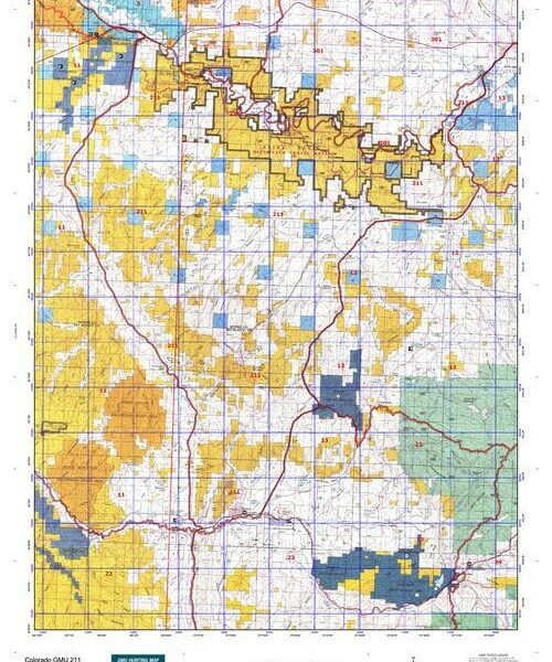 colorado unit 211 topo map