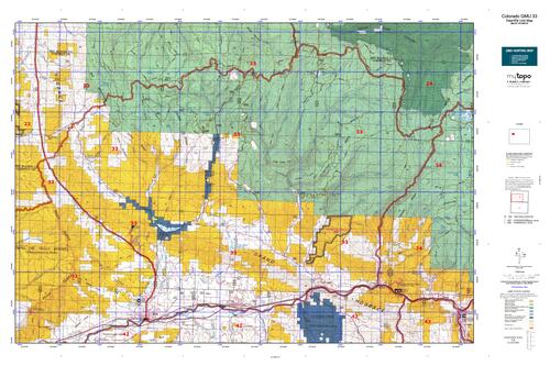 colorado unit 33 topo map