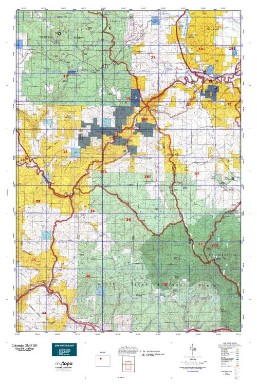 colorado unit 361 hunting map