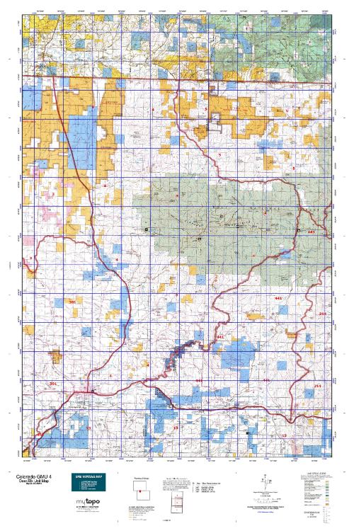 colorado unit 4 topo map