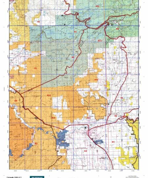 colorado unit 411 topo map