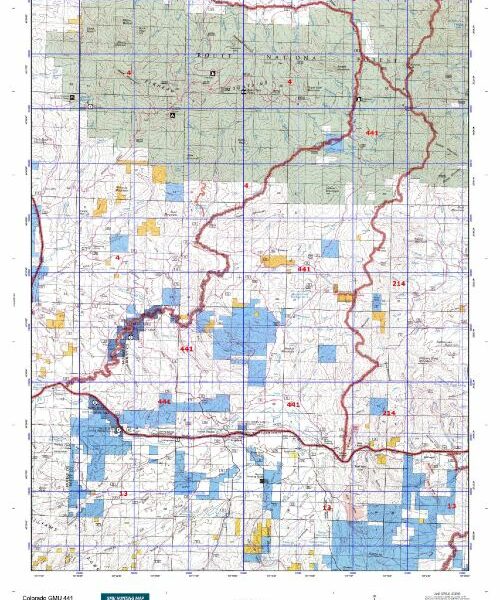 colorado unit 441 topo map