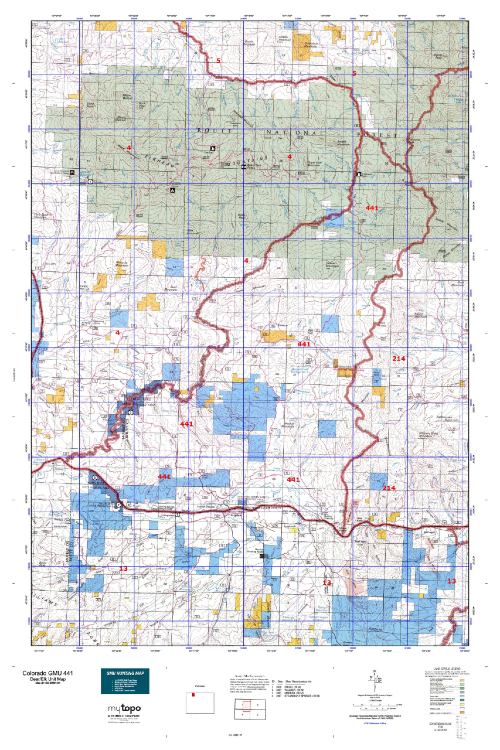 colorado unit 441 topo map