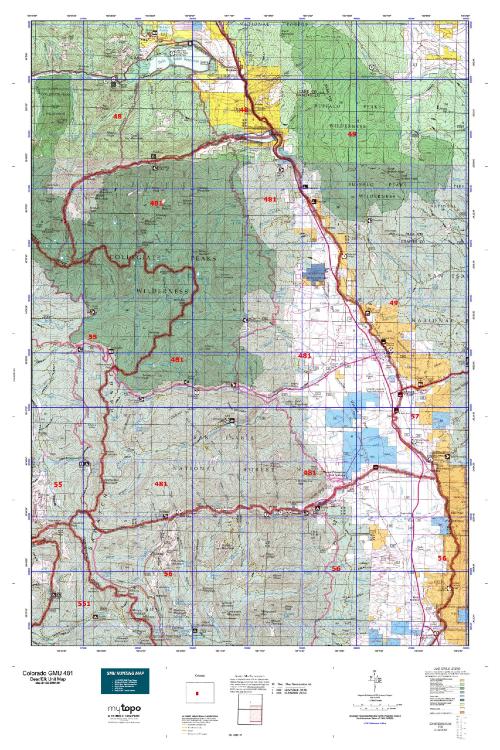 colorado unit 481 hunting map