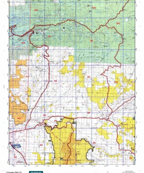 colorado unit 52 topo map