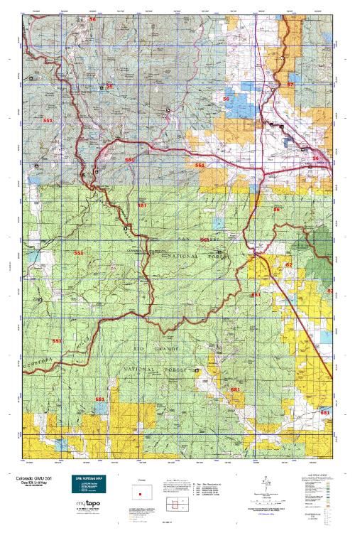 colorado unit 561 hunting map