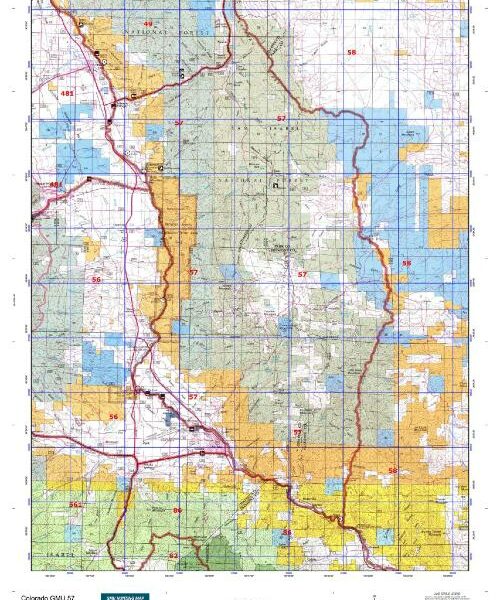 colorado unit 57 hunting map