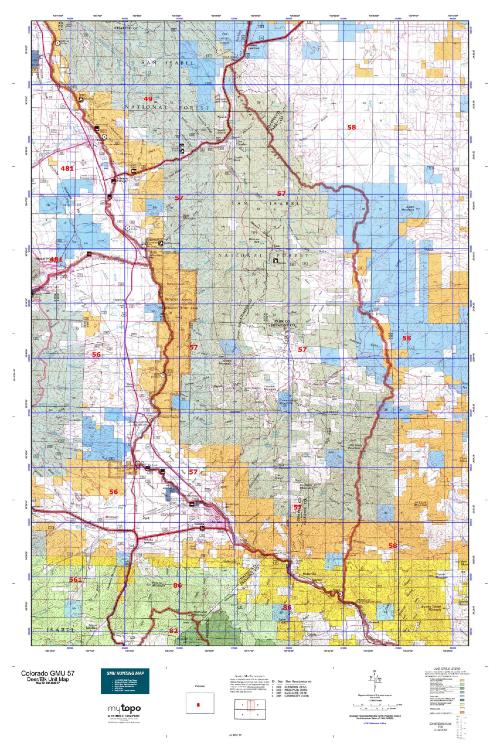 colorado unit 57 hunting map