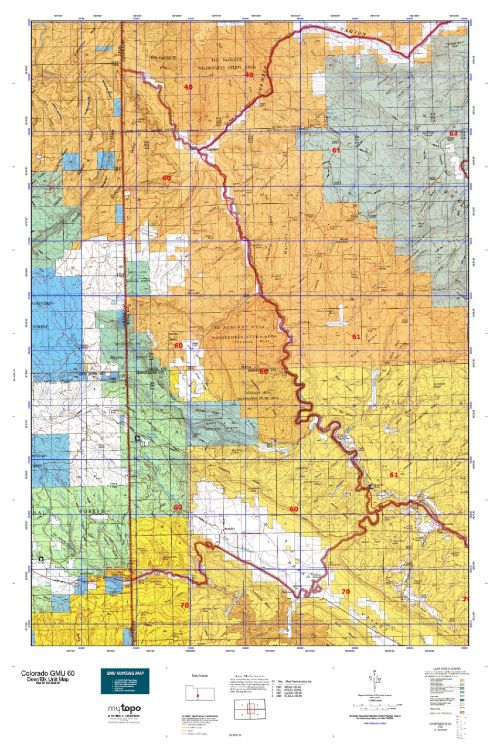 colorado unit 60 topo map