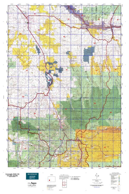 colorado unit 65 topo map