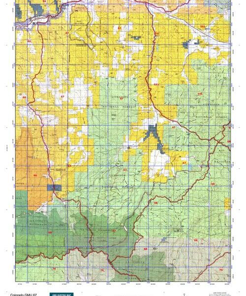 colorado unit 67 topo map