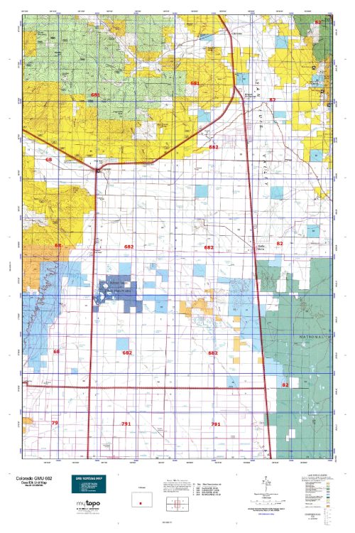 colorado unit 682 topo map