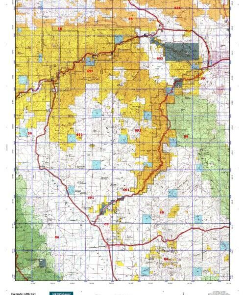 colorado unit 691 hunting map