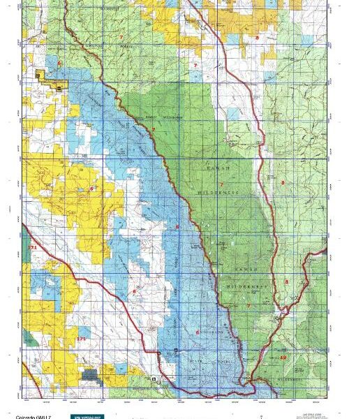 colorado unit 7 hunting map