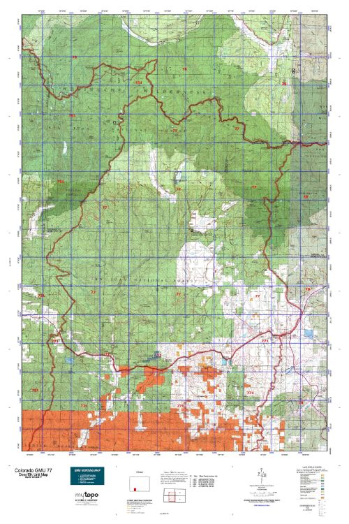 colorado unit 77 topo map