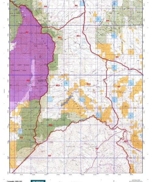 colorado unit 861 hunting map